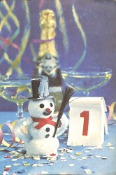 Yılbaşı Temalı Kartpostal KRT20955 - Gökçekoleksiyon