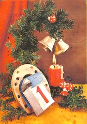 Yılbaşı Temalı Kartpostal KRT20956 - Gökçekoleksiyon