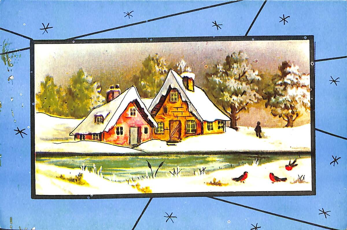 Yılbaşı Temalı Kartpostal KRT20957 - 1