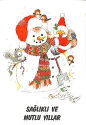 Yılbaşı Temalı Kartpostal KRT20989 - Gökçekoleksiyon