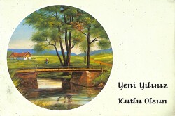 Yılbaşı Temalı Kartpostal KRT20996 - Gökçekoleksiyon