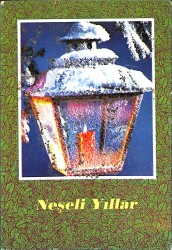 Simli Yılbaşı Temalı Kartpostal KRT20997 - Gökçekoleksiyon