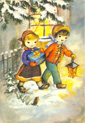 Yılbaşı Temalı Kartpostal KRT21054 - Gökçekoleksiyon