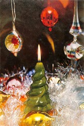 Yılbaşı Temalı Kartpostal (Küçük Boy) KRT22911 - Gökçekoleksiyon