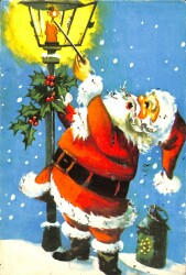 Yılbaşı Temalı Simli Kartpostal KRT18323 - Gökçekoleksiyon