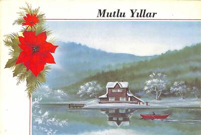 Yılbaşı Temalı Tebrik Kartı KRT19254 - 1