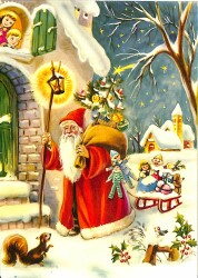 Yılbaşı Yeni Yıl Açılır Kapak Kartpostal KRT19547 - Gökçekoleksiyon