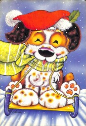 Yılbaşı Yeni Yıl Kartpostal (ÇizerNecdet) KRT18280 - Gökçekoleksiyon