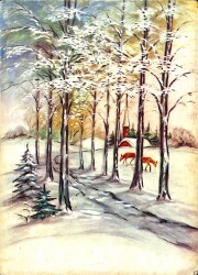 Yılbaşı Yeni Yıl Kartpostal KRT18055 - Gökçekoleksiyon