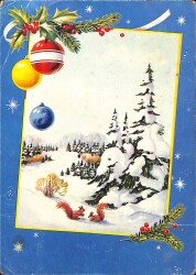 Yılbaşı Yeni Yıl Kartpostal KRT18112 - Gökçekoleksiyon