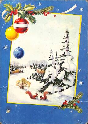 Yılbaşı Yeni Yıl Kartpostal KRT18112 - 1