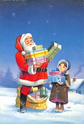 Yılbaşı Yeni Yıl Kartpostal KRT18261 - Gökçekoleksiyon