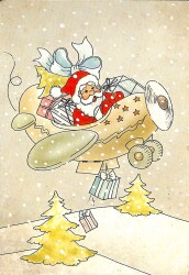 Yılbaşı Yeni Yıl Kartpostal KRT18262 - Gökçekoleksiyon