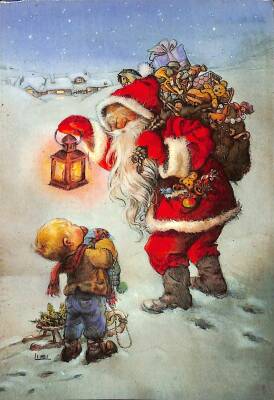 Yılbaşı Yeni Yıl Kartpostal KRT18273 - 1