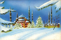Yılbaşı Yeni Yıl Kartpostal KRT18276 - Gökçekoleksiyon