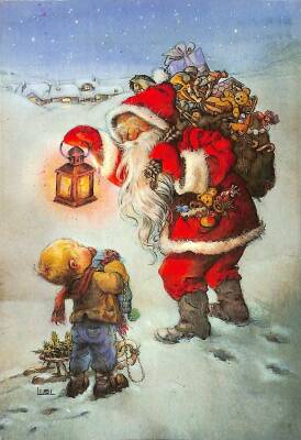 Yılbaşı Yeni Yıl Kartpostal KRT18290 - 1