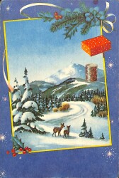 Yılbaşı Yeni Yıl Kartpostal KRT18327 - Gökçekoleksiyon