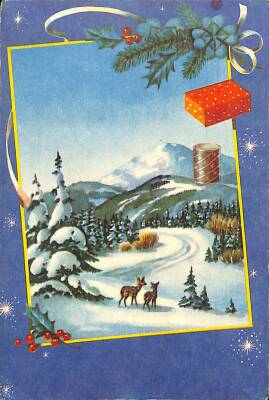 Yılbaşı Yeni Yıl Kartpostal KRT18327 - 1