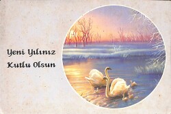 Yılbaşı Yeni Yıl Kartpostal KRT18332 - Gökçekoleksiyon