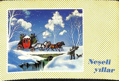 Yılbaşı Yeni Yıl Kartpostal KRT18333 - 1