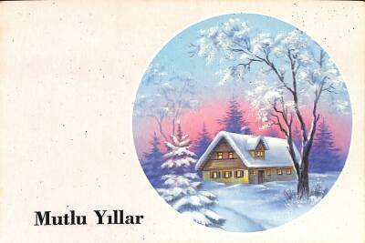 Yılbaşı Yeni Yıl Kartpostal KRT18336 - 1