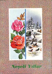 Yılbaşı Yeni Yıl Kartpostal KRT18339 - Gökçekoleksiyon