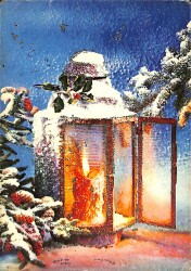 Yılbaşı Yeni Yıl Kartpostal KRT18358 - Gökçekoleksiyon