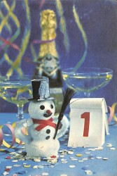 Yılbaşı Yeni Yıl Kartpostal KRT18365 - Gökçekoleksiyon