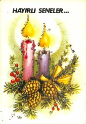 Yılbaşı Yeni Yıl Kartpostal KRT18367 - Gökçekoleksiyon