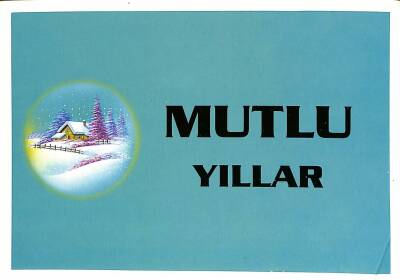 Yılbaşı Yeni Yıl Kartpostal KRT18377 - 1