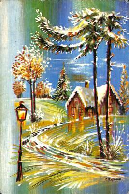 Yılbaşı Yeni Yıl Kartpostal KRT18384 - 1