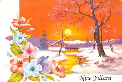 Yılbaşı Yeni Yıl Kartpostal KRT18388 - 1