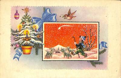 Yılbaşı Yeni Yıl Kartpostal KRT19609 - 1