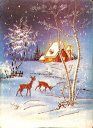 Yılbaşı Yeni Yıl Temalı Kartpostal KRT18159 - Gökçekoleksiyon