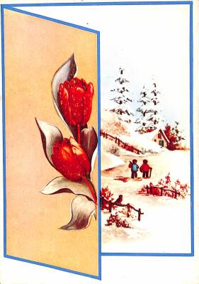 Yılbaşı Yeni Yıl Temalı Kartpostal KRT18165 - 1