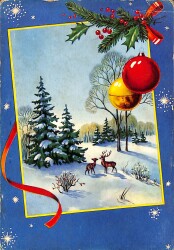 Yılbaşı Yeni Yıl Temalı Kartpostal KRT18168 - Gökçekoleksiyon