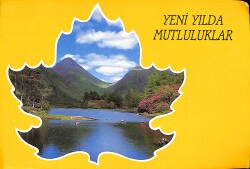 Yılbaşı Yeni Yıl Temalı Tebrik Kartı KRT18136 - Gökçekoleksiyon