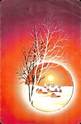 Yılbaşı Yeni Yıl Temalı Tebrik Kartı KRT18137 - Gökçekoleksiyon