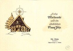 Yılbaşı Yeni Yıl Yaldızlı Açılır Kapak Kartpostal KRT19537 - Gökçekoleksiyon