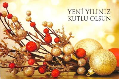 Yılbaşı (Yeniyıl) Eski Kartpostal KRT12622 - 1