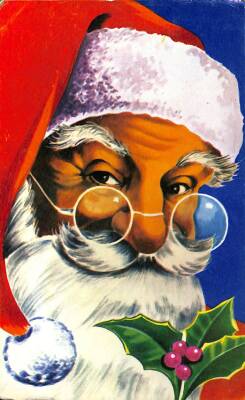 Yılbaşı (Yeniyıl) Noel Baba Kartpostal KRT12447 - 1