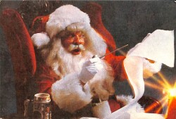 Yılbaşı (Yeniyıl) Noel Baba Temalı Kartpostal KRT11957 - Gökçekoleksiyon