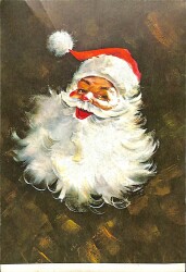 Yılbaşı (Yeniyıl) Noel Baba Temalı Kartpostal KRT14111 - Gökçekoleksiyon