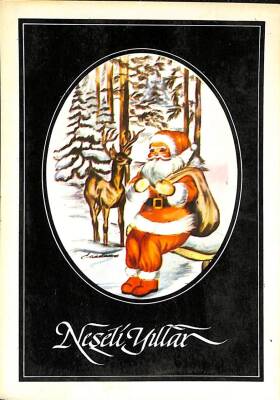 Yılbaşı (Yeniyıl) Noel Baba Temalı Kartpostal KRT14165 - 1