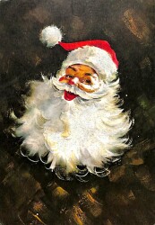 Yılbaşı (Yeniyıl) Noel Baba Temalı Kartpostal KRT14908 - Gökçekoleksiyon