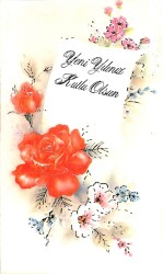 Yılbaşı (Yeniyıl) Temalı Açılır Kapak Kartpostal KRT14124 - Gökçekoleksiyon