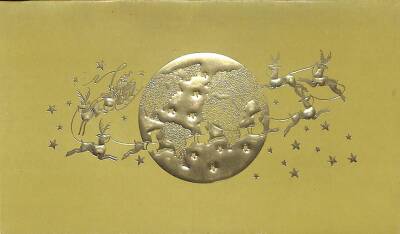 Yılbaşı (Yeniyıl) Temalı Açılır Kapak Kartpostal KRT14134 - 1