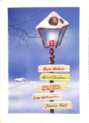 Yılbaşı (Yeniyıl) Temalı Açılır Kapak Kartpostal KRT14476 - Gökçekoleksiyon