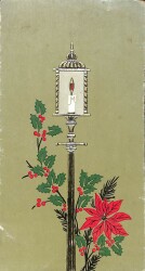 Yılbaşı (Yeniyıl) Temalı Açılır Kapak Yaldızlı Kartpostal KRT16078 - 1