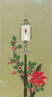 Yılbaşı (Yeniyıl) Temalı Açılır Kapak Yaldızlı Kartpostal KRT16078 - 1